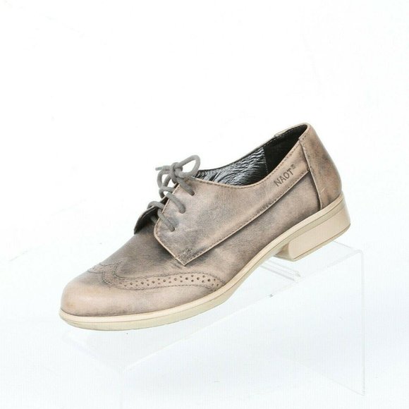 Naot Distressed Brown Wingtip Derby Shoes 38 US 7 main image 6